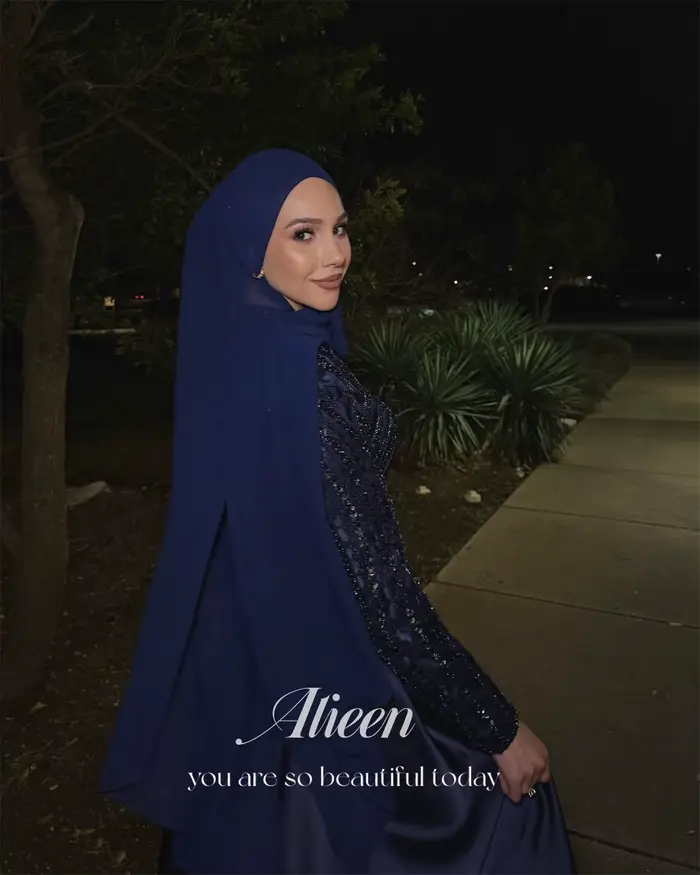 Aileen robes musulmanes Gala manches longues