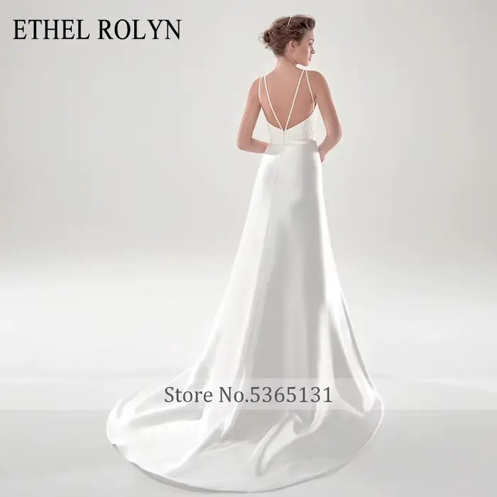 ETHEL ROCircN-Robe de mariée en satin