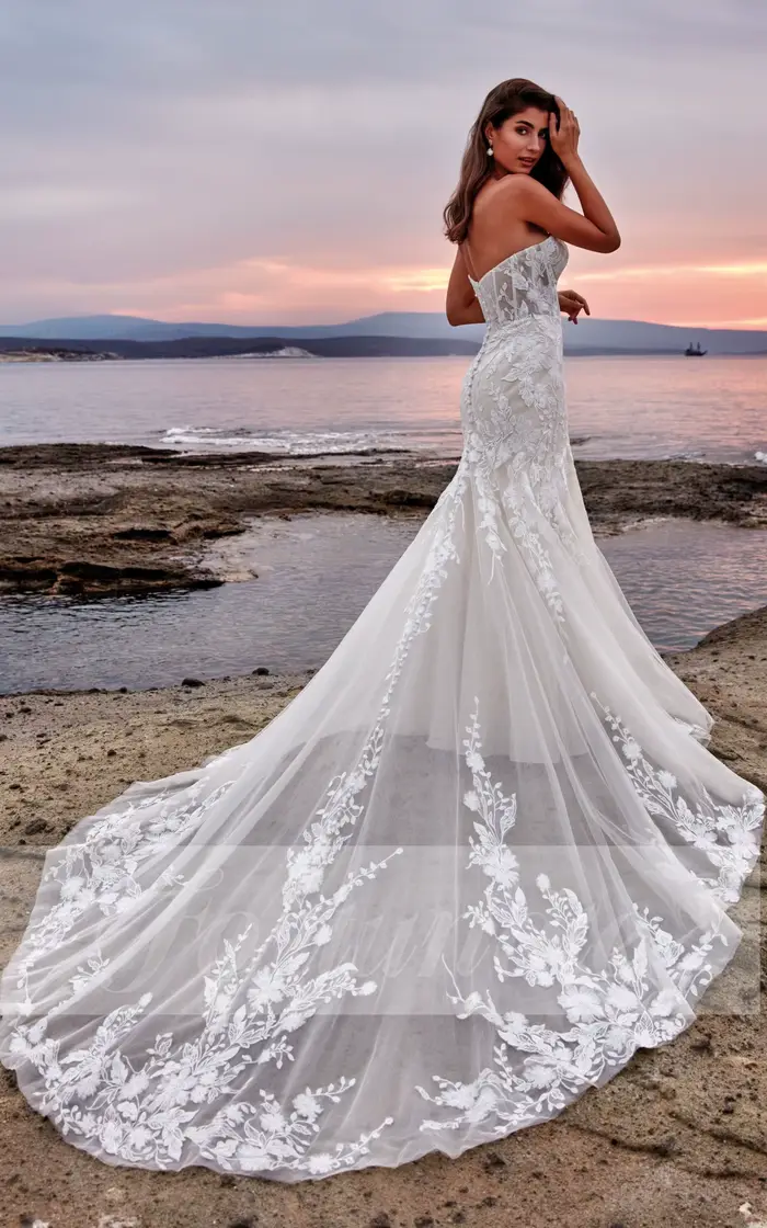 Magnifique robe de mariée sirène chérie
