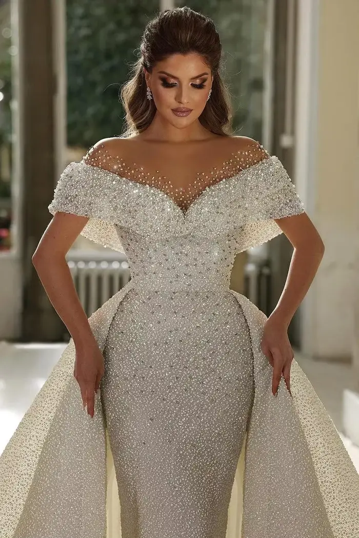 Robes de mariée sirène de luxe personnalisées