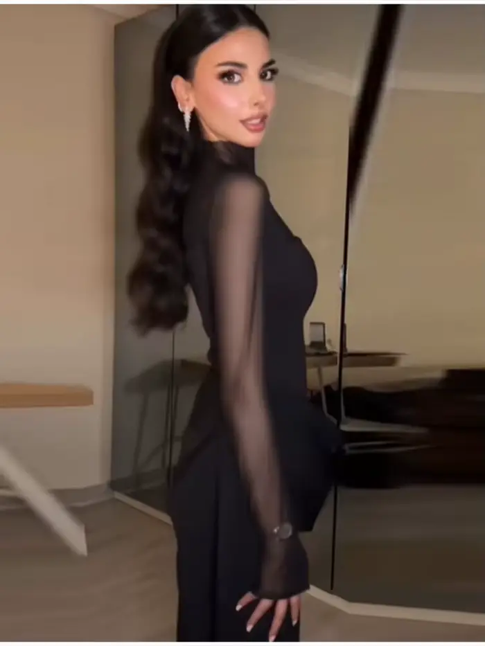 Robe longue chic moderne avec panneau transparent style vintage pour femmes occasions spéciales soirée printemps