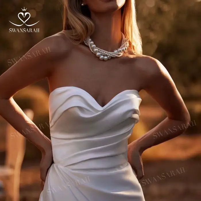 Robe De mariée Simple sans manches