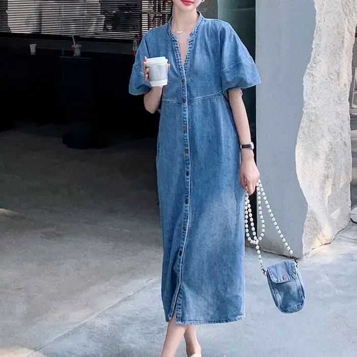 Robes en jean vintage pour femmes