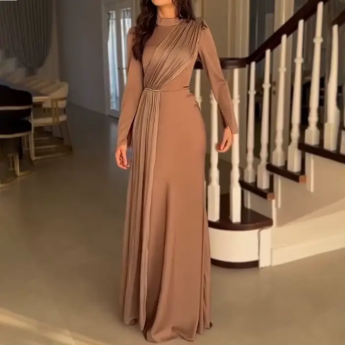 Robe longue musulmane Abaya élégante pour femmes robes de soirée robe maxi Jalabiya Abayas de Dubaï Kaftan Islam Vestidos Ramadan Maroc