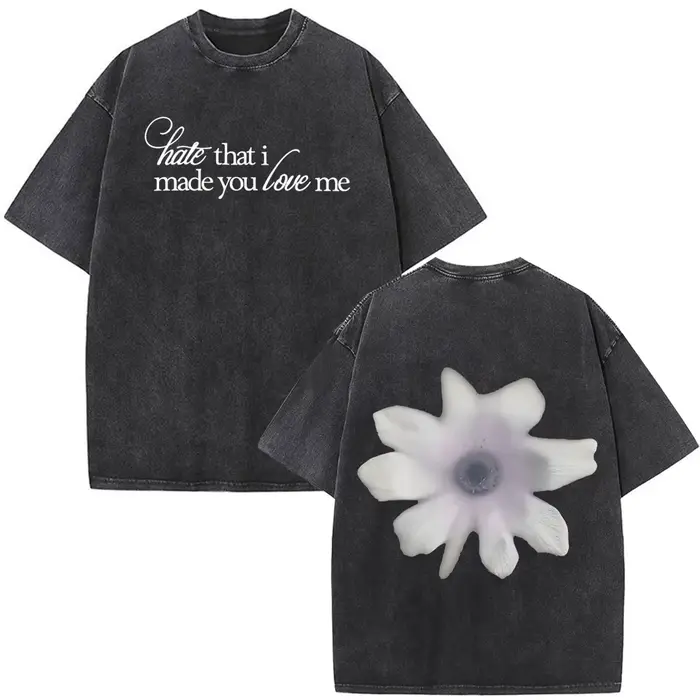 T-shirt unisexe Ariana Grande Album Petal 2026 imprimé vintage délavé