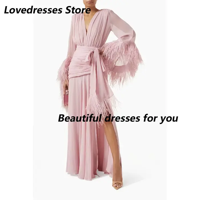 Robe de soirée rose personnalisée