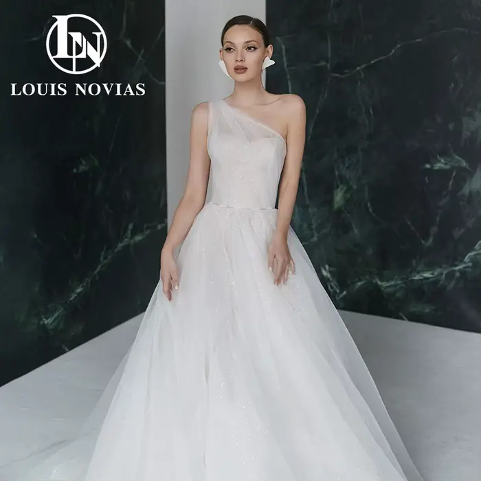 Modiis Novias-Robe de mariée princesse en tulle brillant