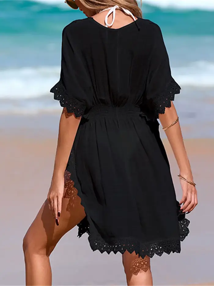 Robe de plage cache-maillot pour femme