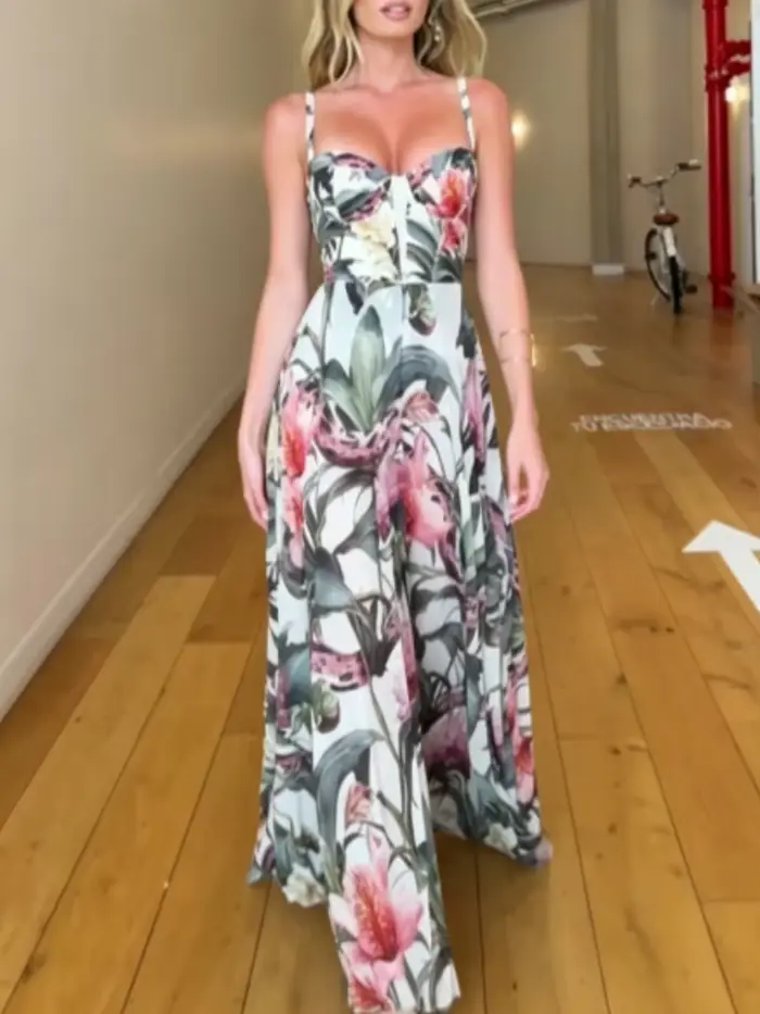 Robe longue de vacances pour femme