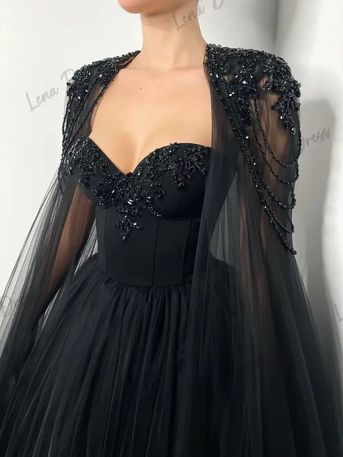 Lena-Robe de soirée perlée pour femme