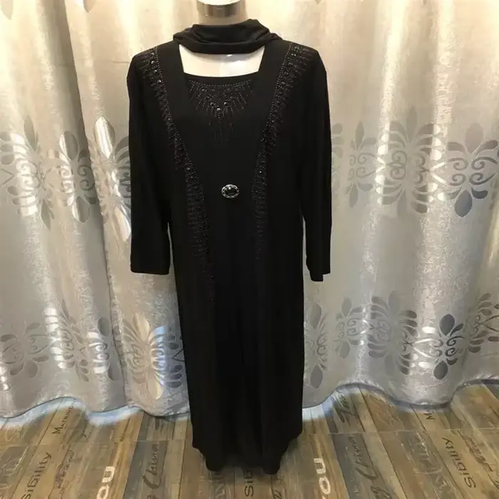 Abaya islamique caftan batik avec diamants pour femmes occassions spéciales Ramadan Aïd élégante robuste