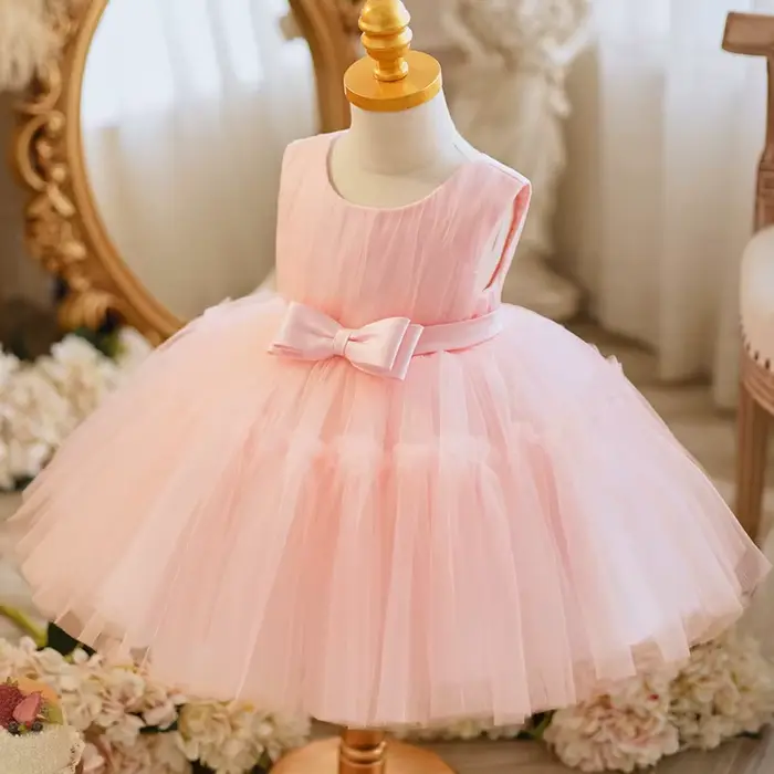Robe de princesse en dentelle pour bébé fille