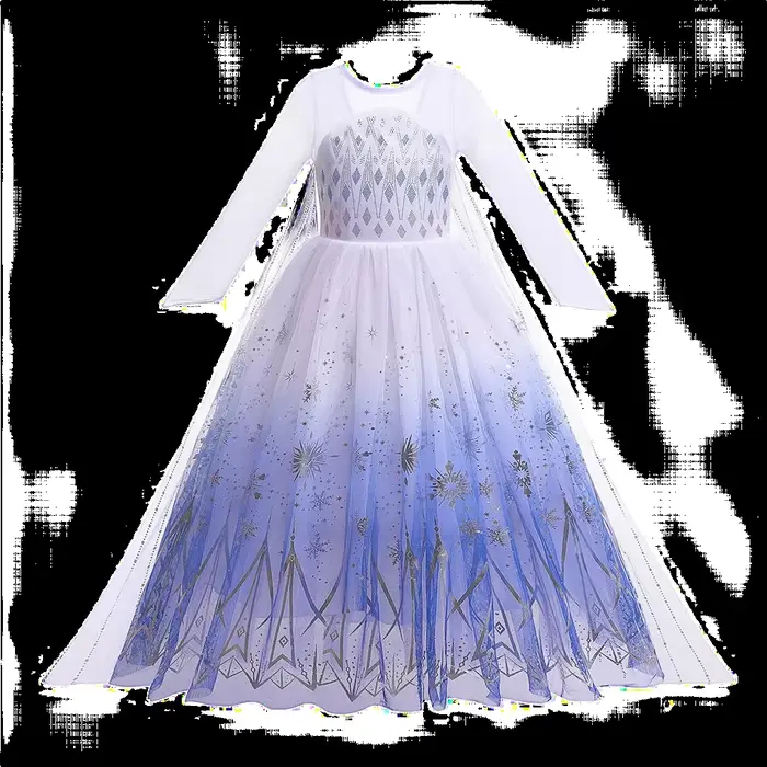 Elsa Anna enfant princesse filles robe Rapunzal enfants Cosplay Halloween robes enfants Costume robe