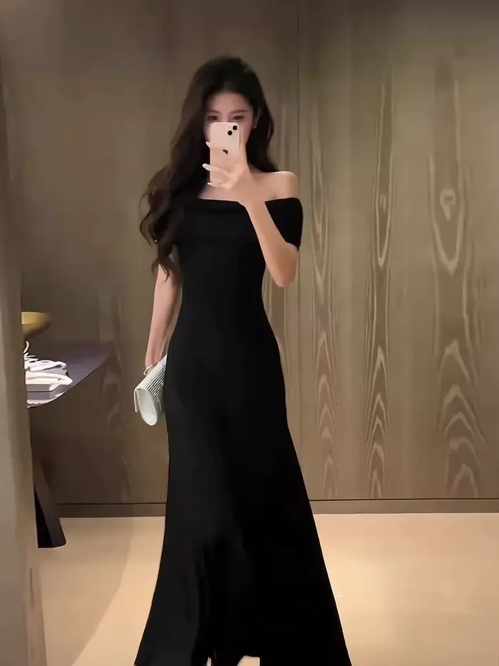 Robe élégante style français pour femme