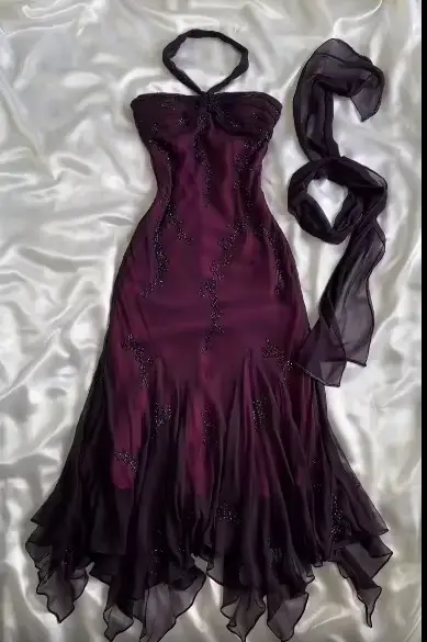 Robes de bal de célébrité personnalisées, col licou, sans manches, robes de soirée formelles pour fe