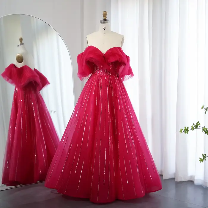 Sharon Said-Robe de Soirée Po Rose Neutre, Luxueuse Tenue de Bal, de Mariage, de Célébrité, Personna
