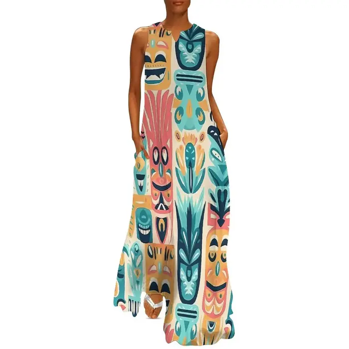Robe hawaïenne d'été pour femmes