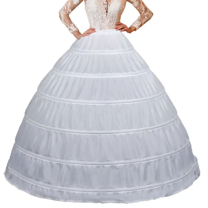 Jupon de mariage de mariée sous-jupe robe de bal Crinoline Slip sous-jupe Bridae robe de bal jupons
