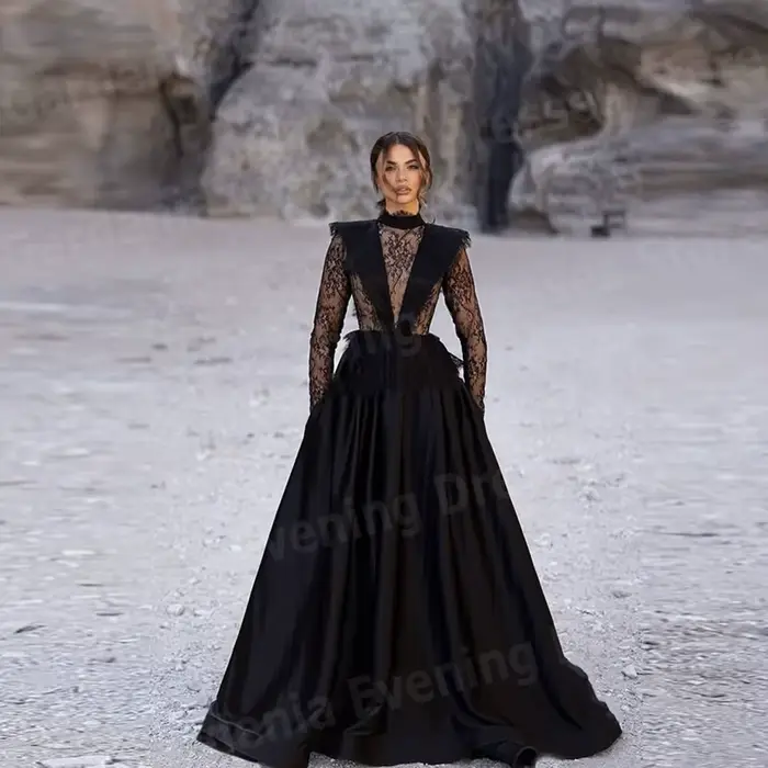 Robe De soirée trapèze élégante pour femmes