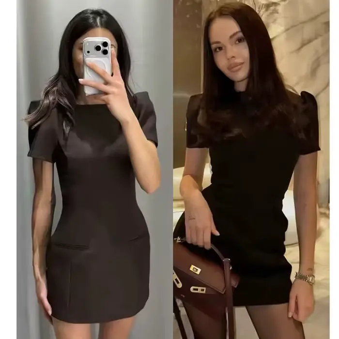 Robe courte élégante pour femmes