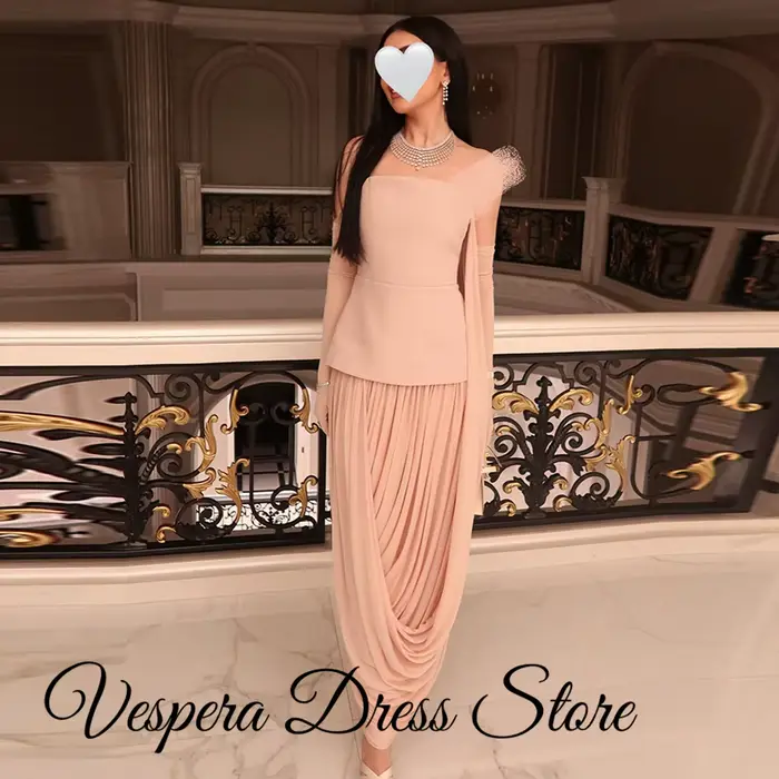 Robe de soirée sirène en mousseline de soie haut de gamme pour femmes, sans bretelles, sur mesure, pour occasions formelles et événements spéciaux