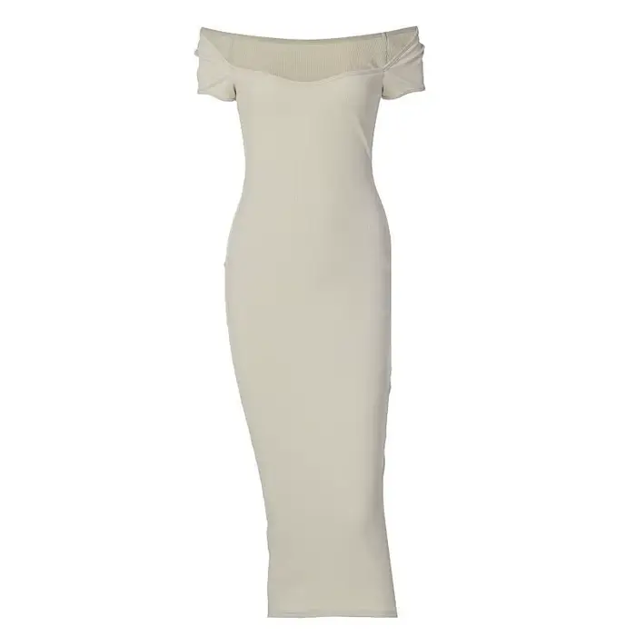 Robes féminines 2025 bal Crochet boîte de nuit Midi robe femme sensuelle vêtements Sexy fête tricoté