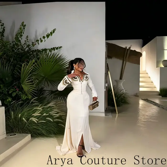 Robe de soirée sirène de luxe exotique personnalisée
