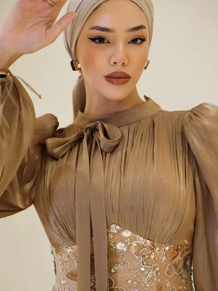 Robe de soirée islamique personnalisée pour femmes