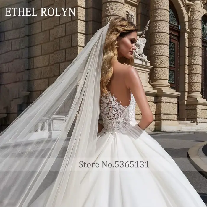 ETHEL ROCircN-Robe de Mariée Princesse pour Femme