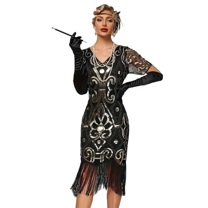 Robe mi-longue pour femme