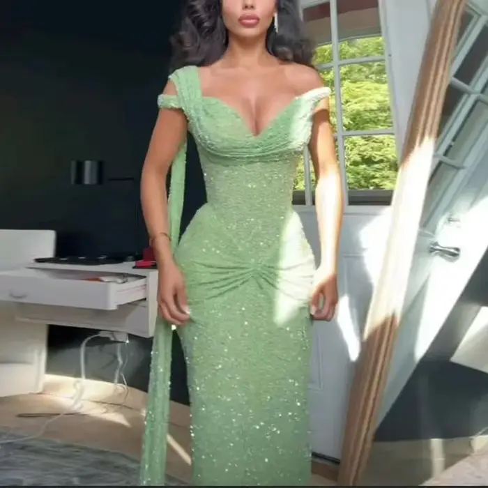 Robe de soirée de forme sirène