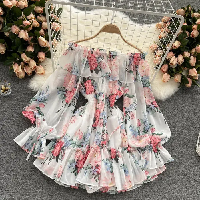 Robe rétro d'été pour femmes