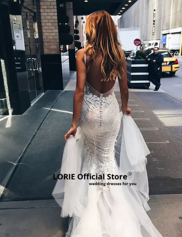 LORIE – robe de mariée sirène en dentelle