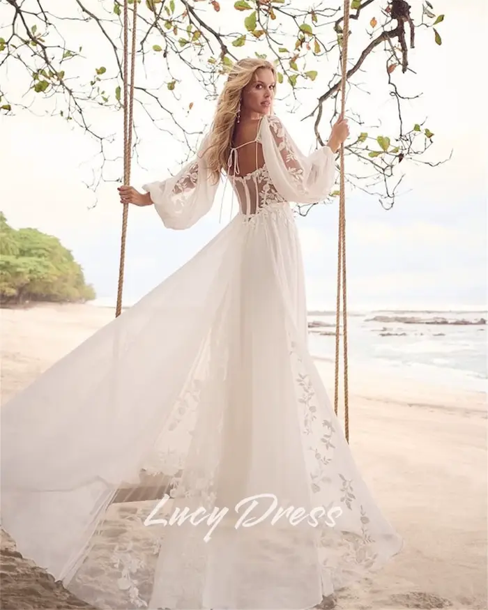 Lucy robe de mariée personnalisée 2025 robes blanches