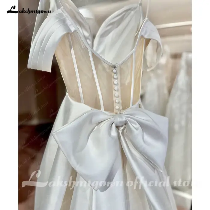 Yanshmigown-Robes de mariée A-ligne de luxe pour femmes