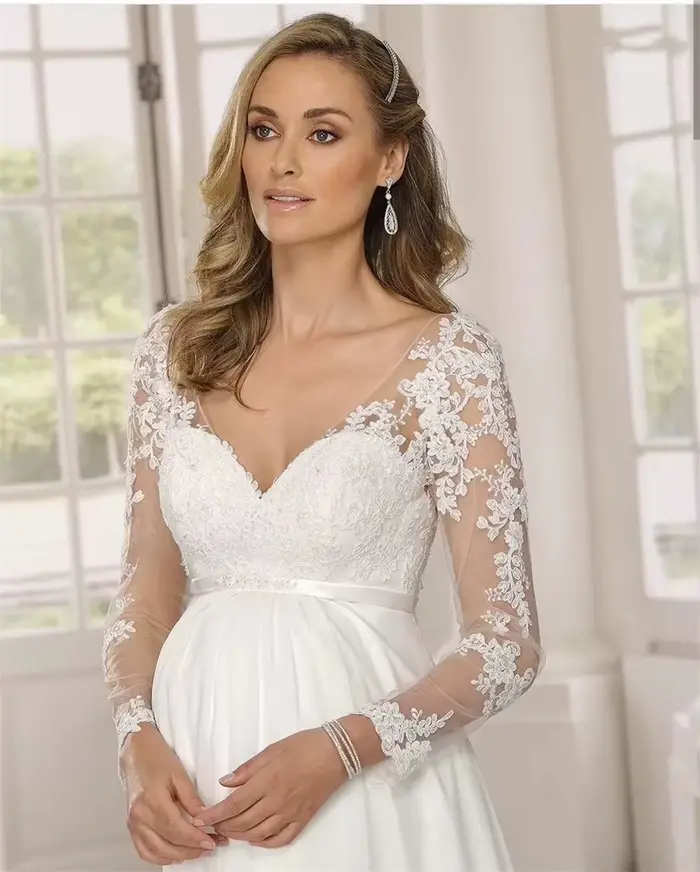 Robes de mariée de maternité pour femmes enceintes
