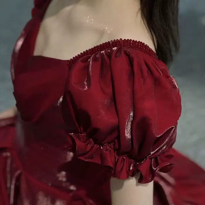 Robe de Soirée Rouge pour Femme