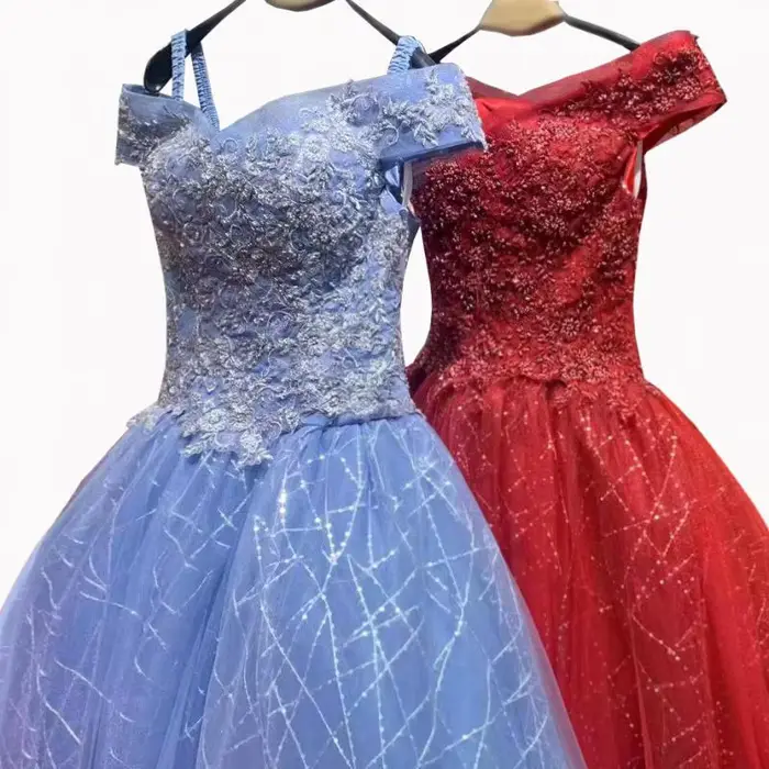 Robe de Mariée Classique Bouffante avec Train de Balayage Dentelle Soie Polyester Blanc Champagne Ivoire Rose Occasions Spéciales