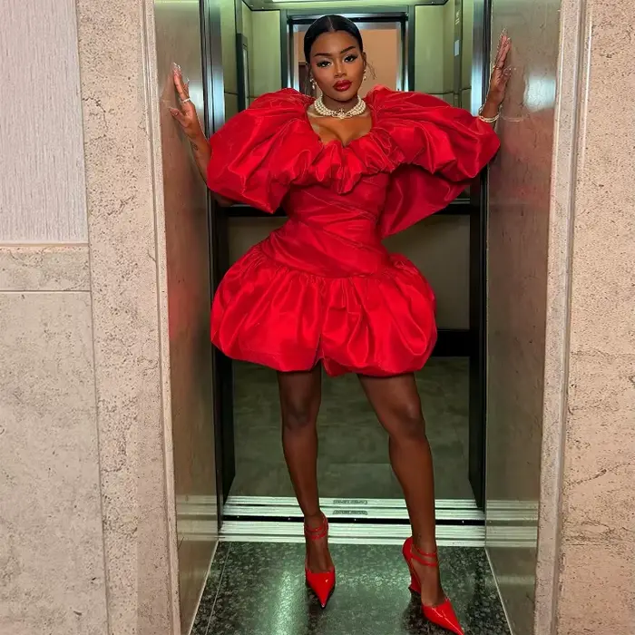 Robe Courte Femme Coupe A-Line Y2K Streetwear Taille Cintrée Soirée Élégante Épissée Fête Travail Été 2026
