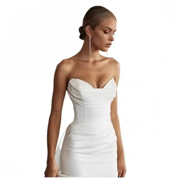 Robe de mariée sirène moderne