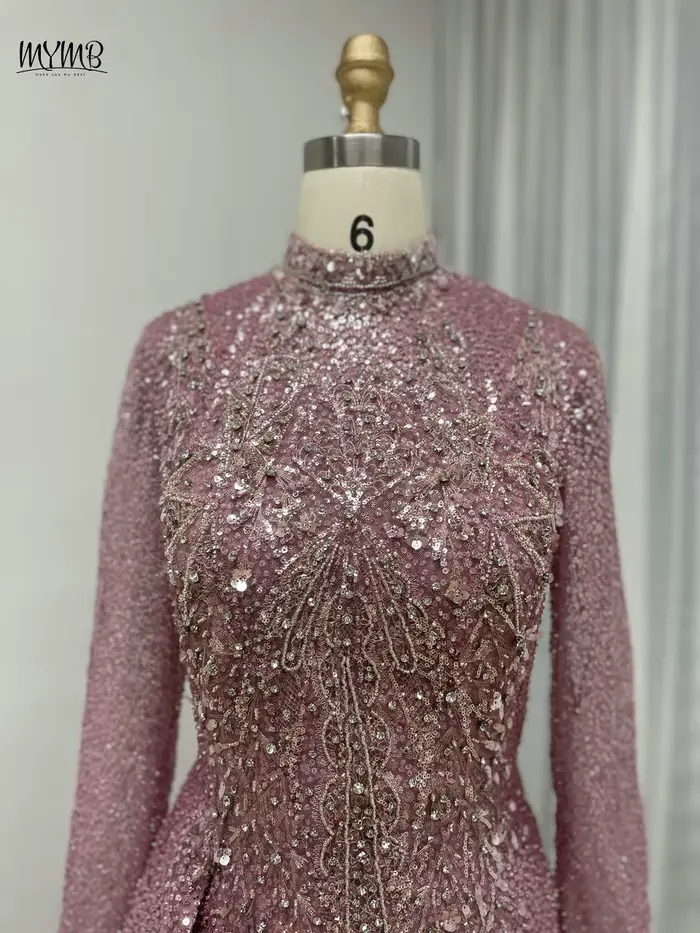 Robe de soirée sirène à paillettes