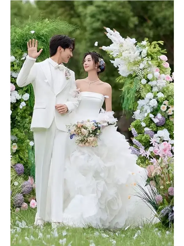 Robe de mariée princesse fugitive
