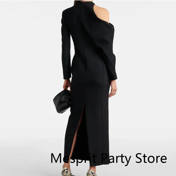 Robe de soirée noire élégante