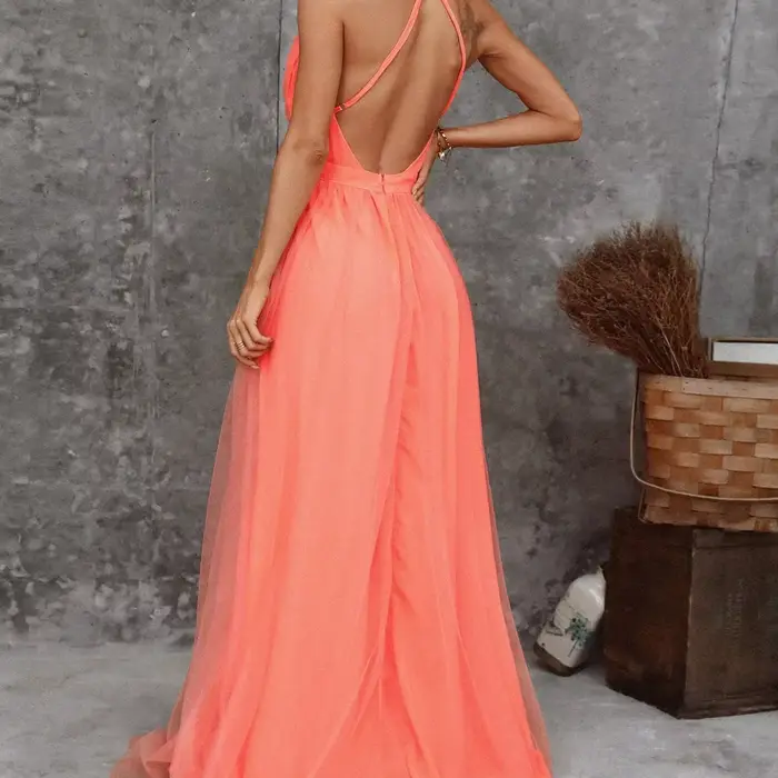 Robe longue de soirée pour femmes