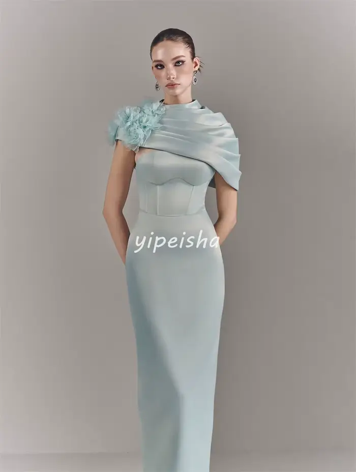 Robes de soirée classiques personnalisées pour femmes en charmeuse
