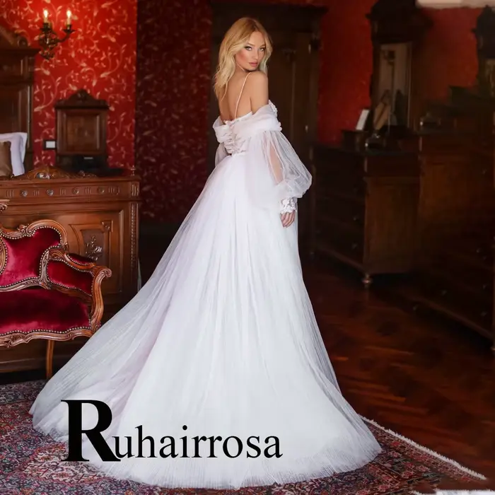 Ruhair Bohe hors de l'épaule robes de mariée