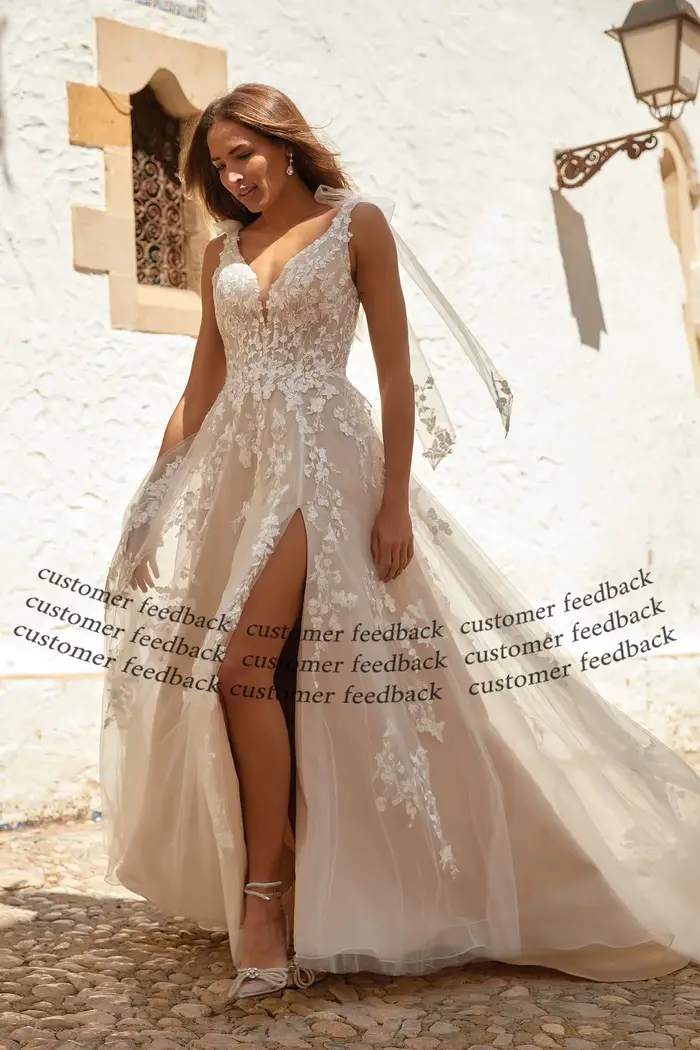Anna-Robe de mariée vintage ligne