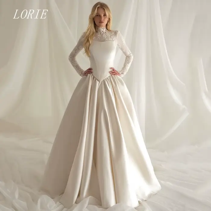 Robe de mariée civile élégante LORIE coupe trapèze