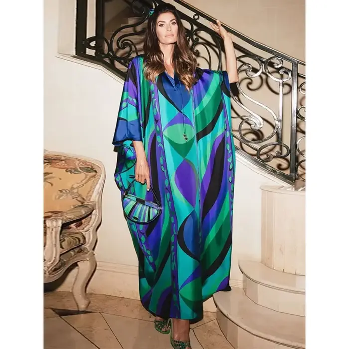 Robe longue bohème à imprimé floral pour femme