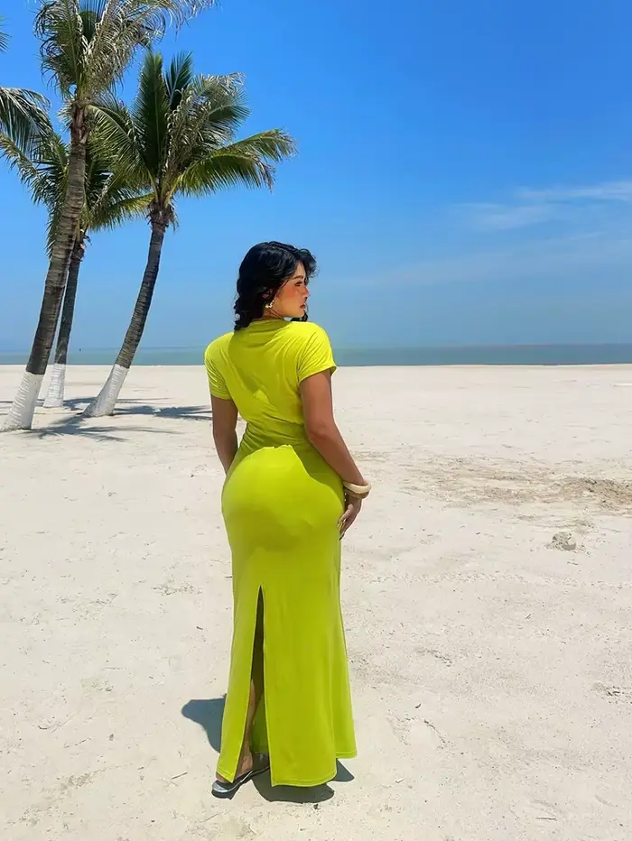 Robe de plage pour femmes grandes tailles : imprimé étoiles de mer